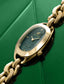 Montre OBLONGUE Drapée Emerald