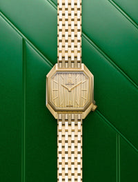 MILADY MANSART Chevrons Gold Watch