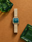 LADY MANSART Malachite Watch