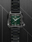 Montre March LA.B modèle AM2 Slim Automatique Corporate avec un bracelet en DLC noir de face