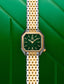 Montre LADY MANSART Tweed Emerald