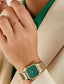 Montre MILADY MANSART Chevrons Emerald
