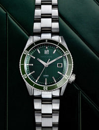 Montre BONZER AUTOMATIQUE Double Green
