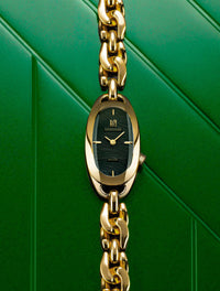 OBLONGUE EMERALD DRAPED Watch