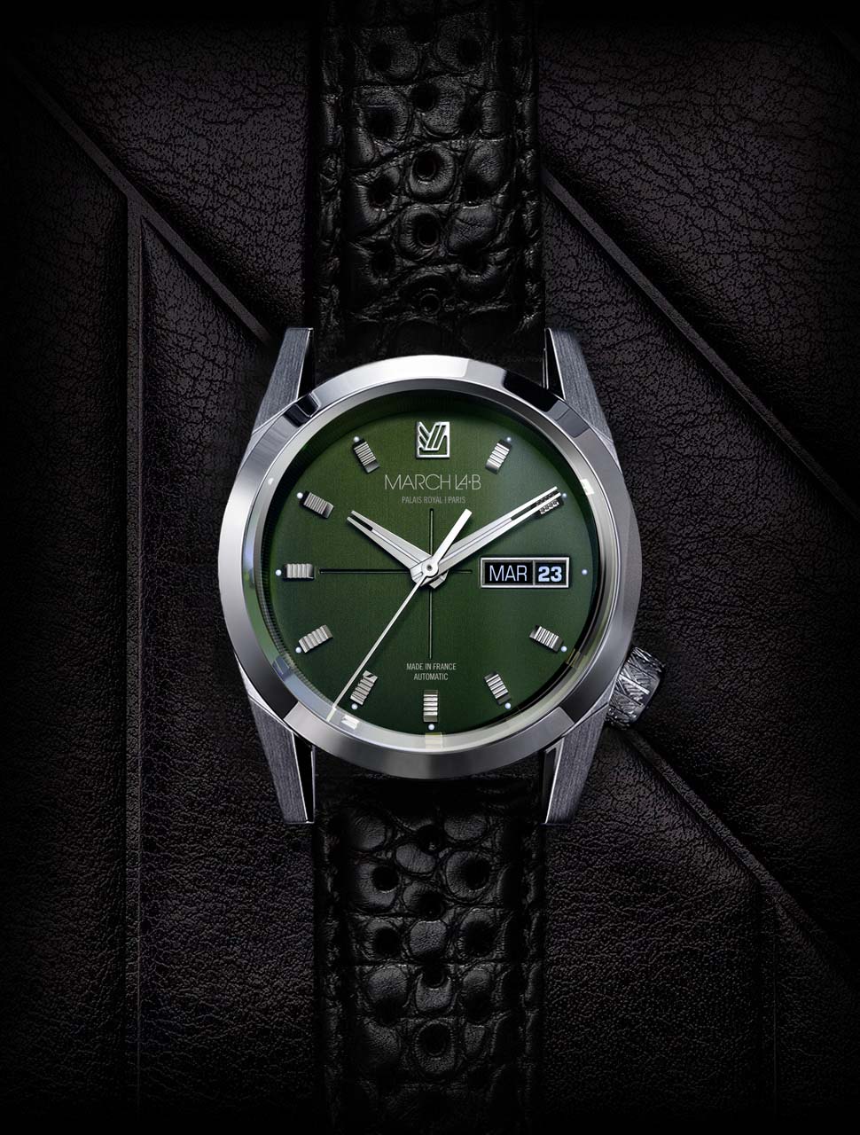 AM89 AUTOMATIC EVERGREEN MIYOTA Alligator Steel Watch