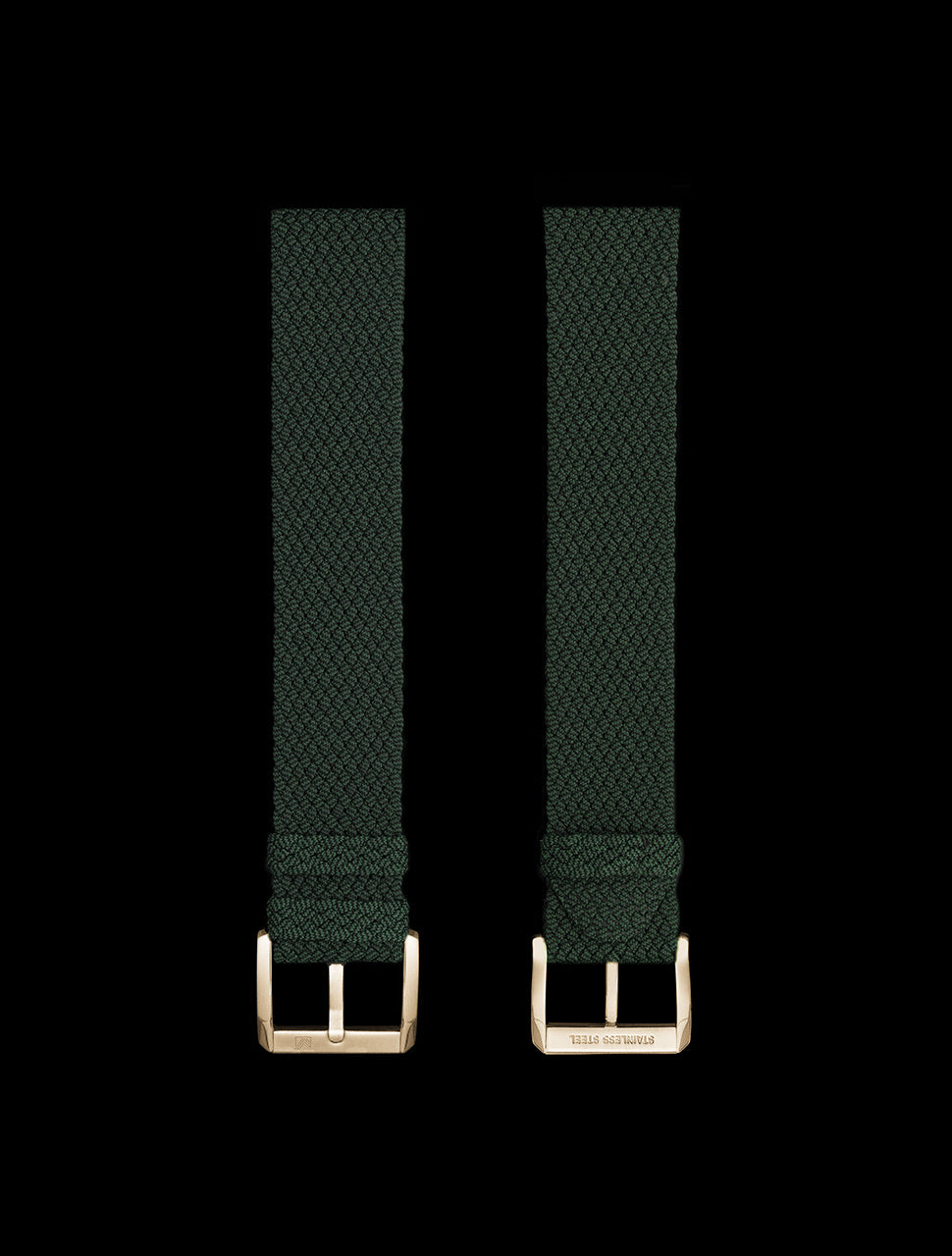 Bracelets Tissus Perlon Vert 20 MM