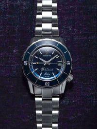 Steel Bracelet & Black Silicone