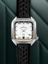 Black Perforated Buffalo