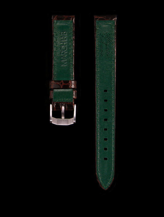 Bracelets Alligator Moka 14 MM