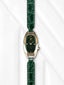 Montre OBLONGUE Drapée Emerald