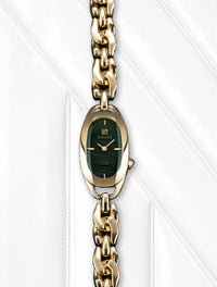 Montre OBLONGUE Drapée Emerald