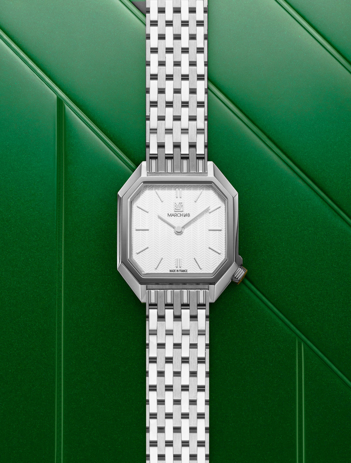 MILADY MANSART Chevrons White Watch – MARCH LA.B