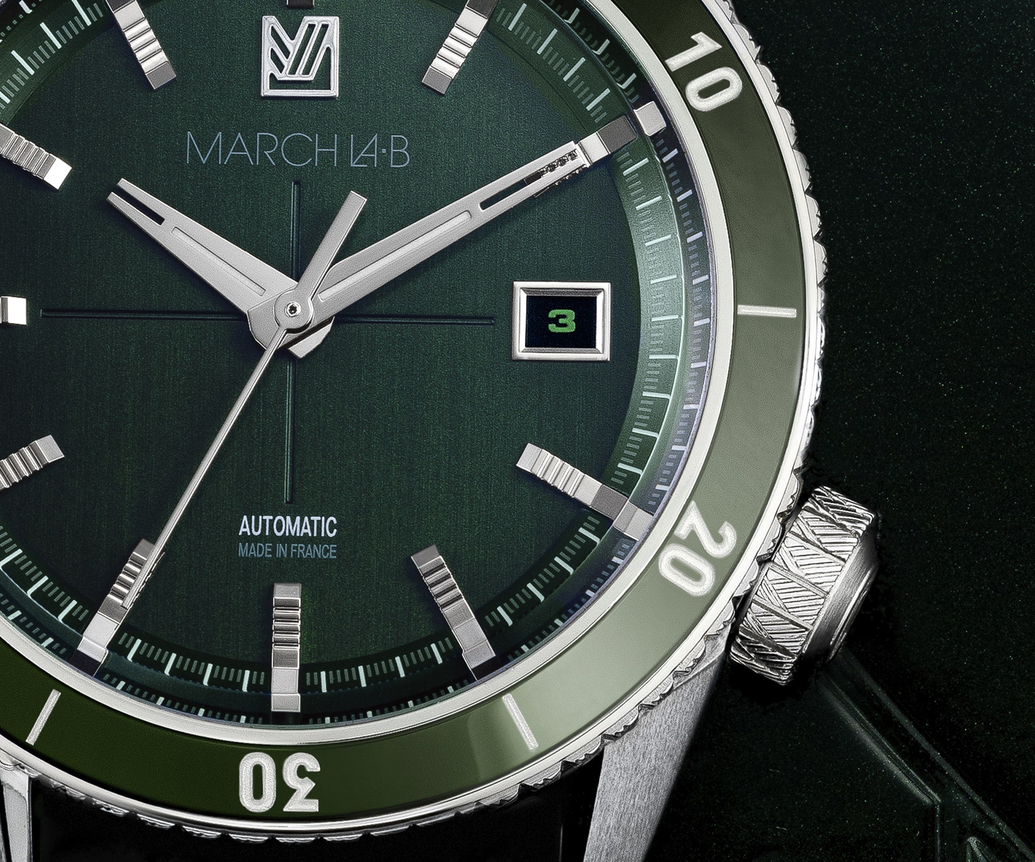 BONZER AUTOMATIC DOUBLE GREEN Watch MARCH LA.B