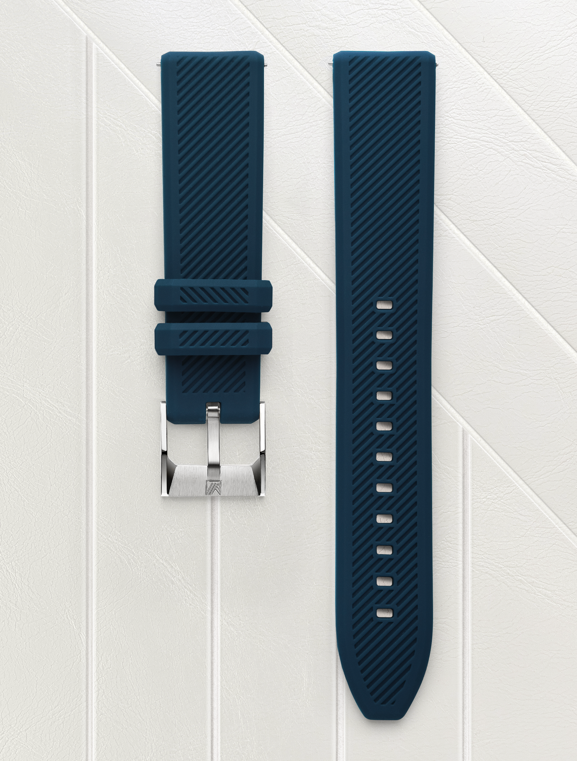 Bracelet Silicone Bleu 20mm