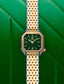 Montre LADY MANSART Tweed Emerald