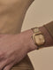 Montre MILADY MANSART Chevrons Or