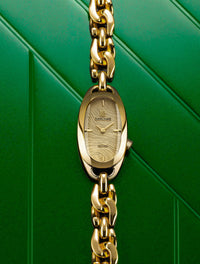 Montre OBLONGUE Drapée Gold