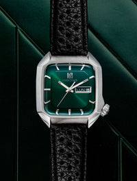 Black Perforated Buffalo