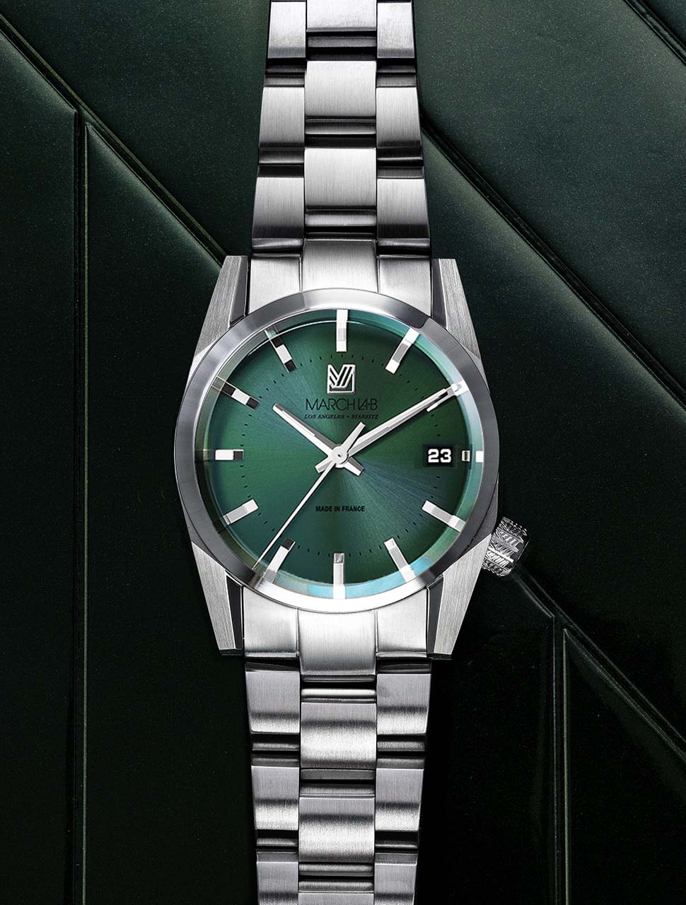 Agrémenter une collection récente : la montre sport/chic d'été - Page 2 AM69EFTS301_CUIRVERT_WEB