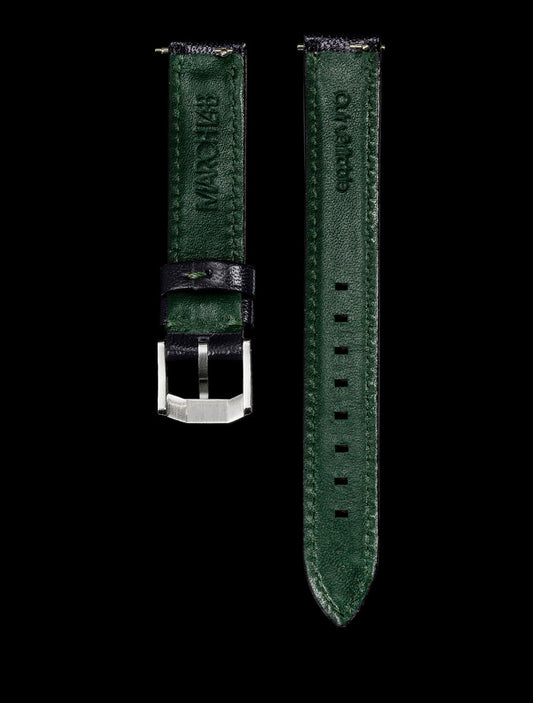 Bracelets Chevreau Noir 14 MM