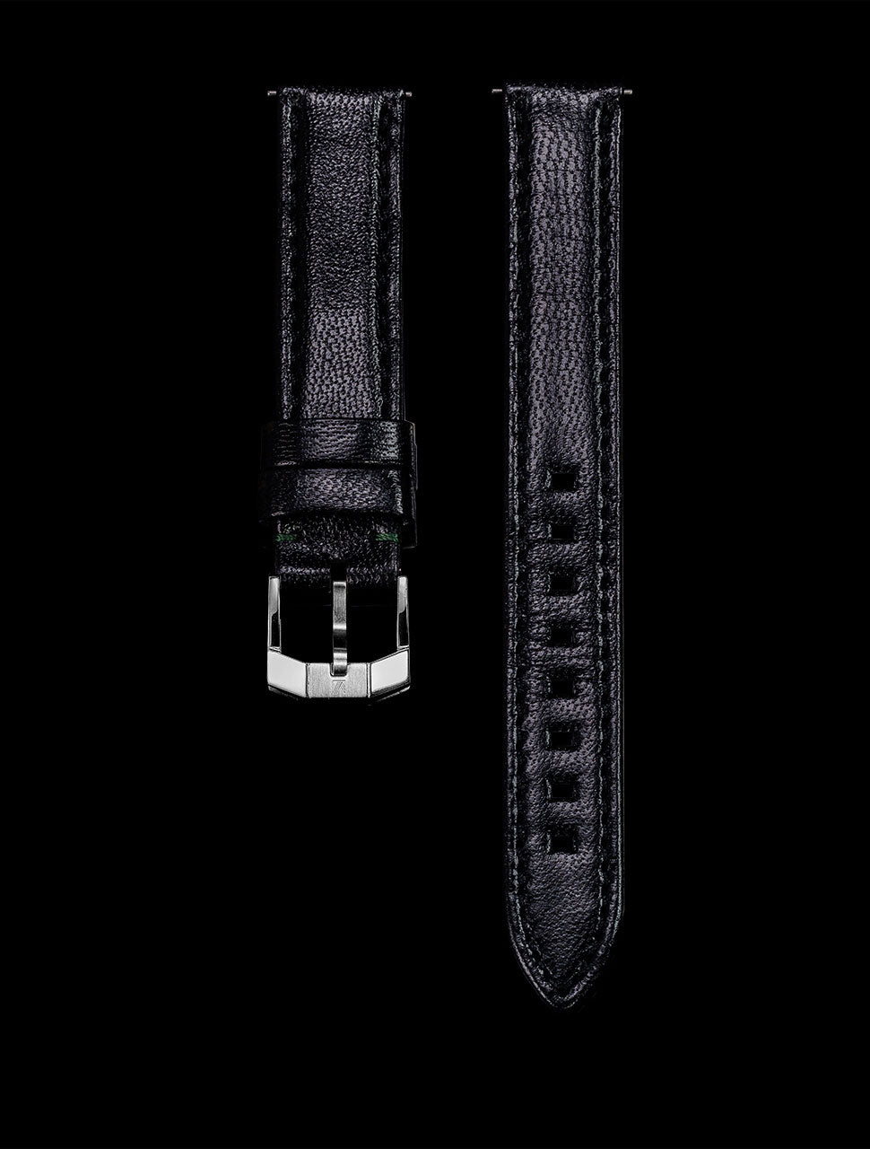 Bracelets Chevreau Noir 14 MM