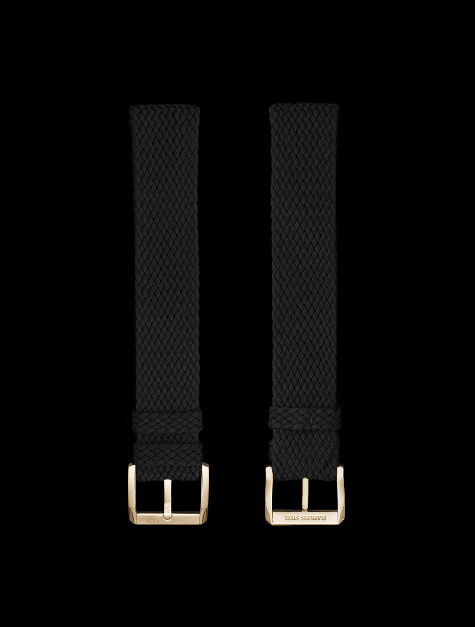 Bracelets Tissus Perlon Noir 20 MM