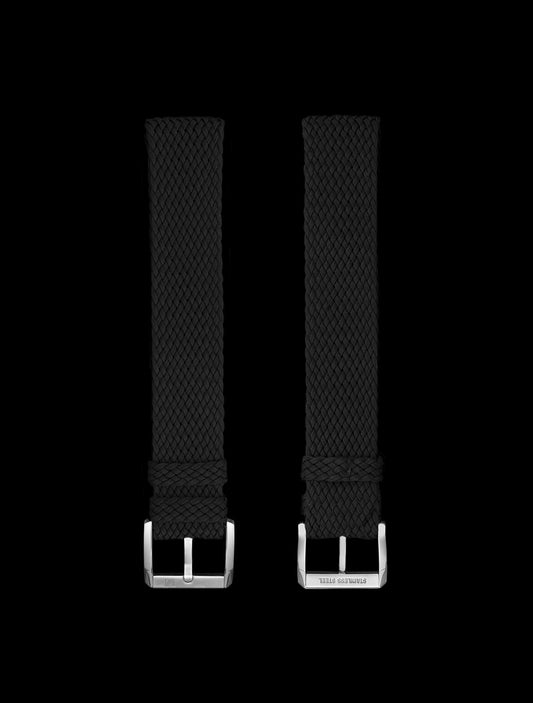 Bracelets Tissus Perlon Noir 20 MM