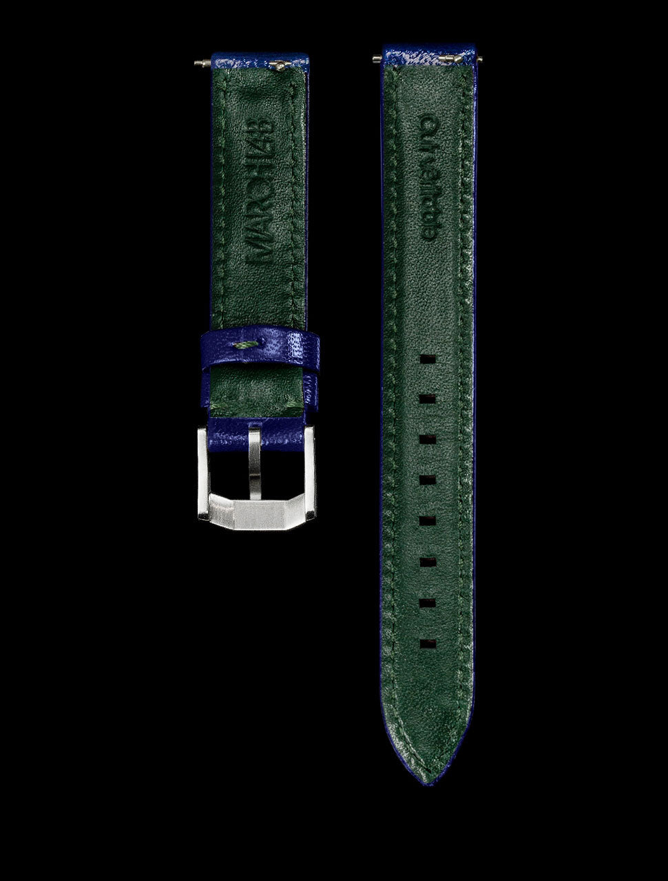 Bracelets Chevreau Bleu 14 MM