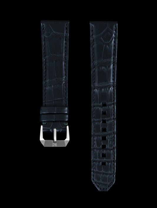 Bracelets Alligator Noir 22 MM