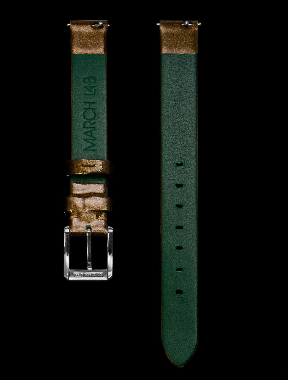 Bracelets Vernis Doré 12 MM